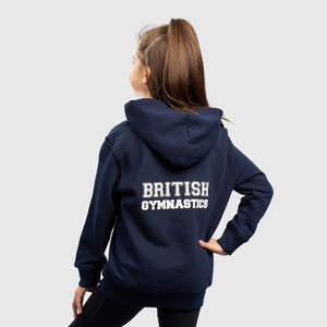 Girls Navy BG Collegiate Kids Hoodie