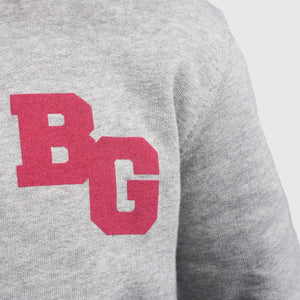 Boys Grey BG Collegiate Kids Hoodie