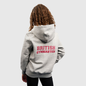 Girls Grey BG Collegiate Kids Hoodie