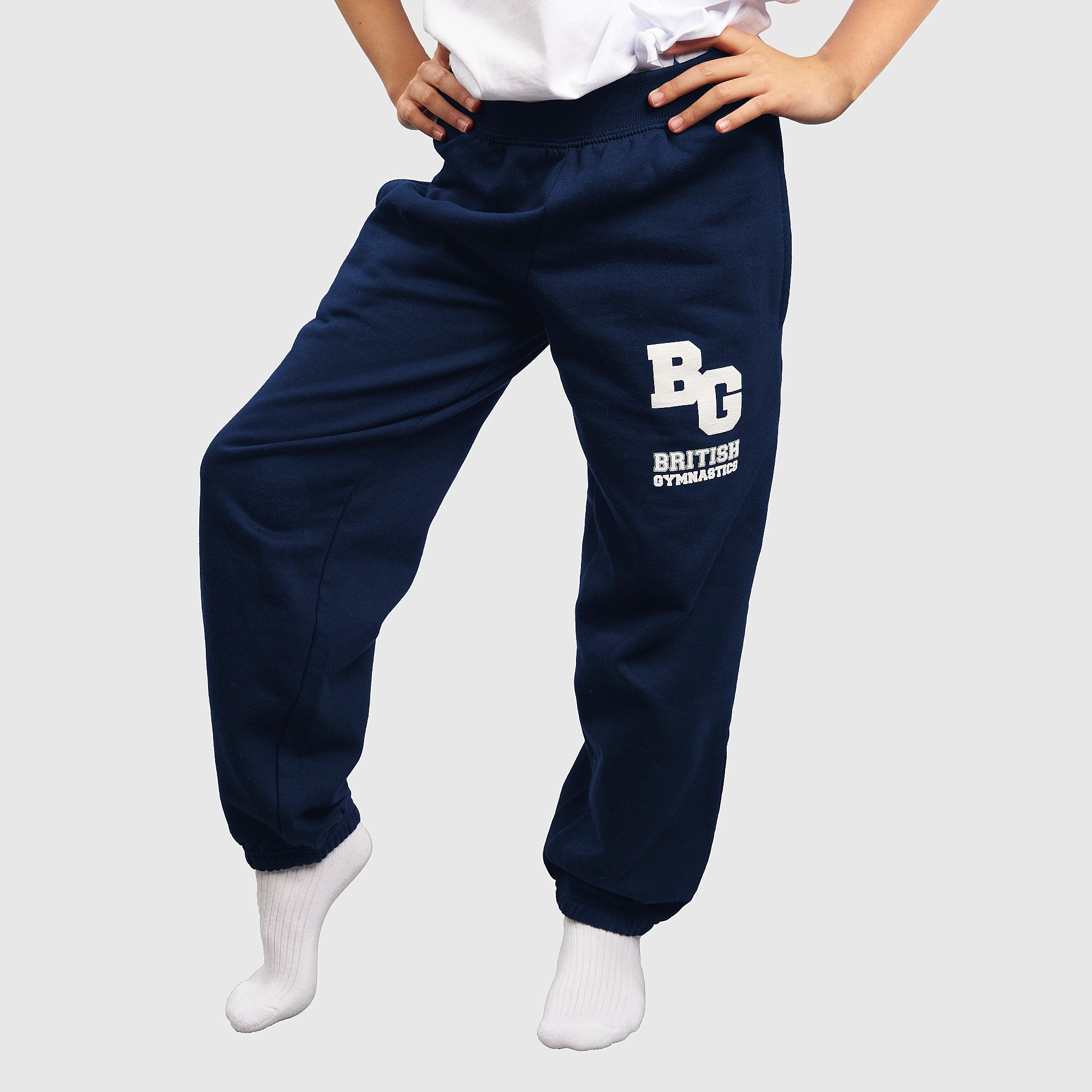 Girls Navy BG Collegiate Kids Sweatpant