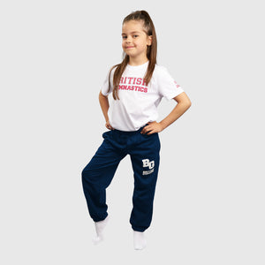 Girls Navy BG Collegiate Kids Sweatpant