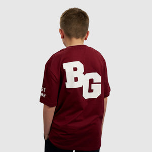 Mens Collegiate Maroon T-shirt