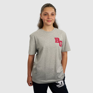 Womens Grey BG Collegiate T-shirt