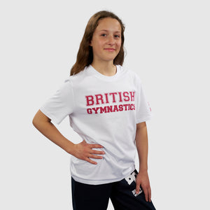 Womens Collegiate White T-shirt