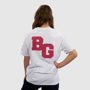 Womens Collegiate White T-shirt