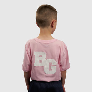 Boys Pink Collegiate Kids Tshirt