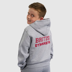 Mens Grey BG Collegiate Hoodie