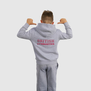 Boys Grey BG Collegiate Kids Hoodie