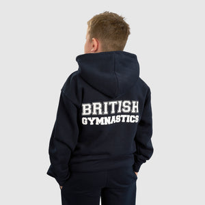 Mens Navy BG Collegiate Hoodie