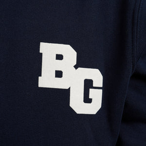 Womens Navy BG Collegiate Hoodie