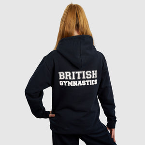 Womens Navy BG Collegiate Hoodie