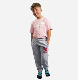 Boys Grey BG Collegiate Kids Sweatpants