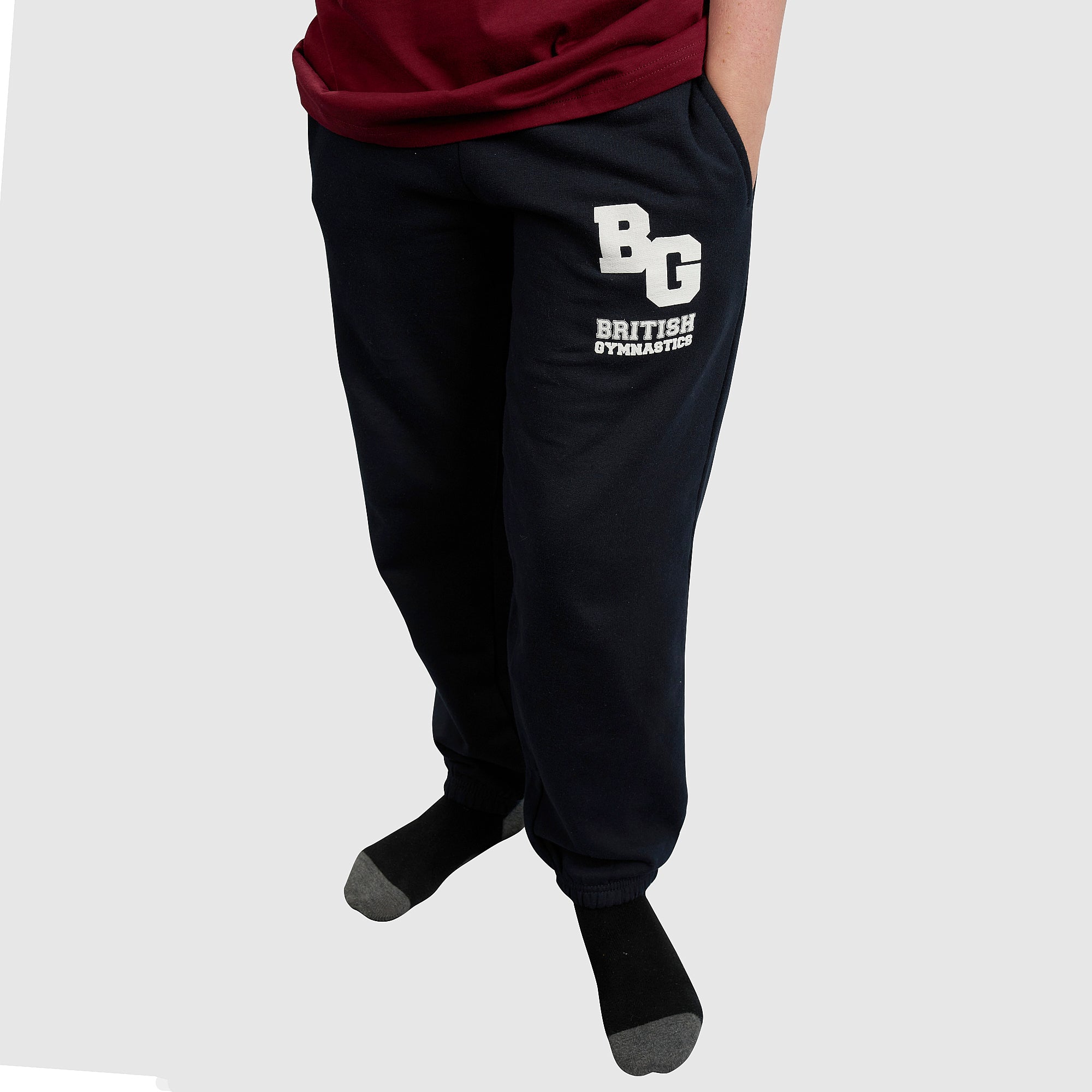 Mens Navy BG Collegiate Joggers