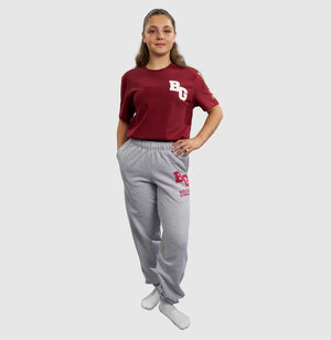 Womens Grey BG Collegiate Joggers