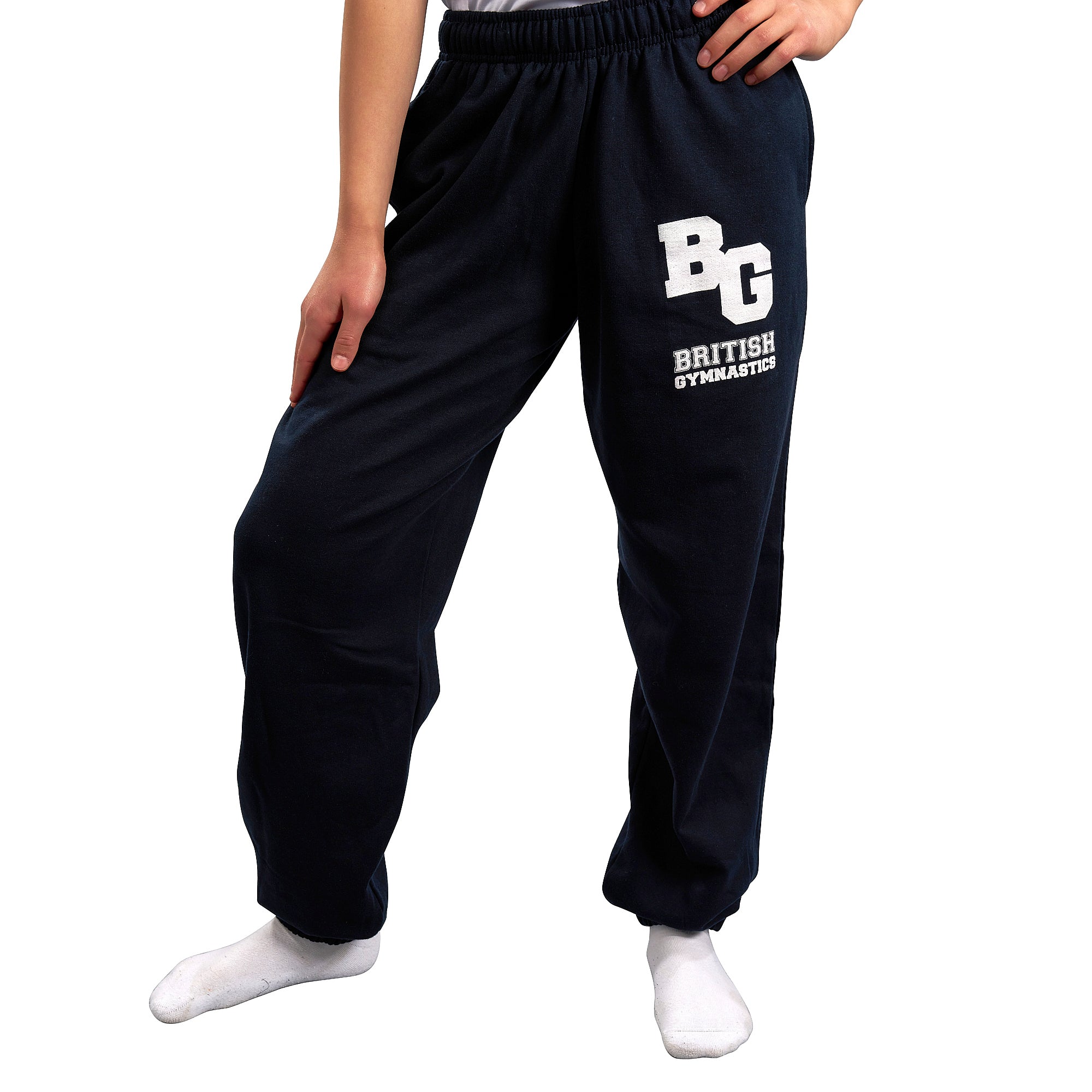 Womens Navy BG Collegiate Joggers