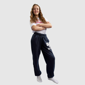 Womens Navy BG Collegiate Joggers