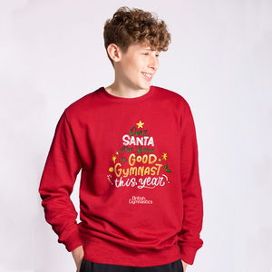 Christmas Sweatshirt Adults - Fire Red