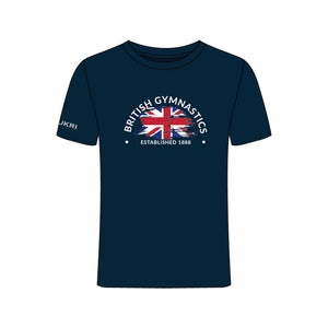 BG Union Jack Graphic T-Shirt: Navy Kids