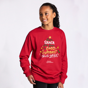 Christmas Sweatshirt Adults - Fire Red