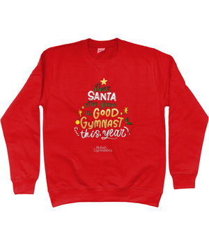 Christmas Sweatshirt Adults - Fire Red