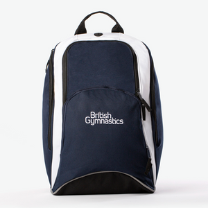 British Gymnastics Backpack Navy & White