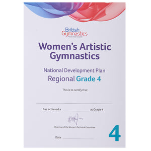 Womens Artistic NDP - Regional Grade 4