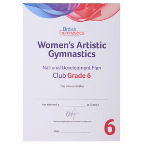 Womens Artistic NDP - Club Grade 6