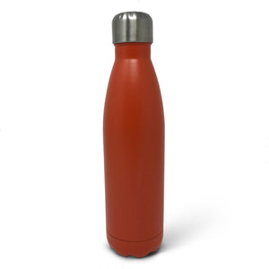 Matt Orange Steel Water Bottle